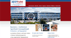 Desktop Screenshot of business-sporthotel.com